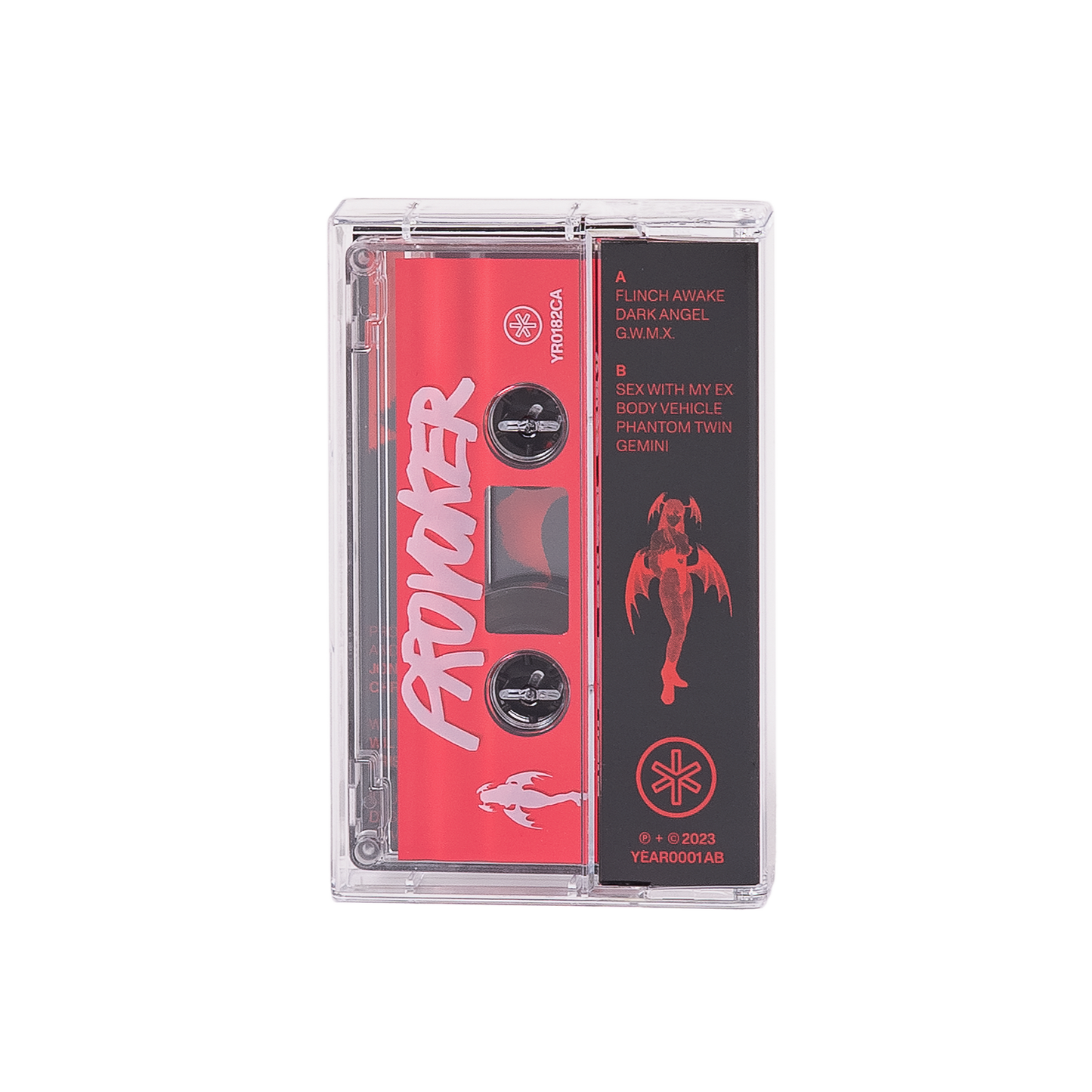 Dark Angel Cassette - Transparent w/Red