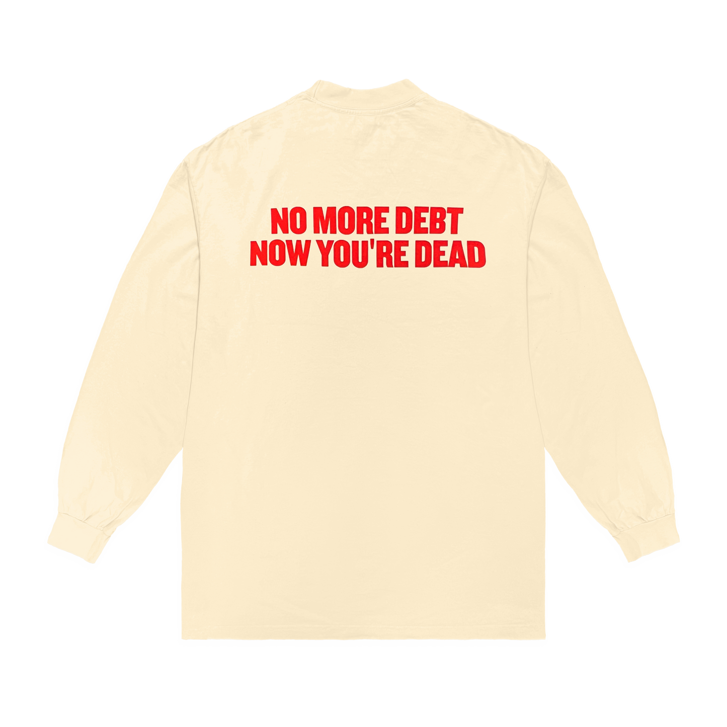 Debt Collector Long Sleeve - Vintage White
