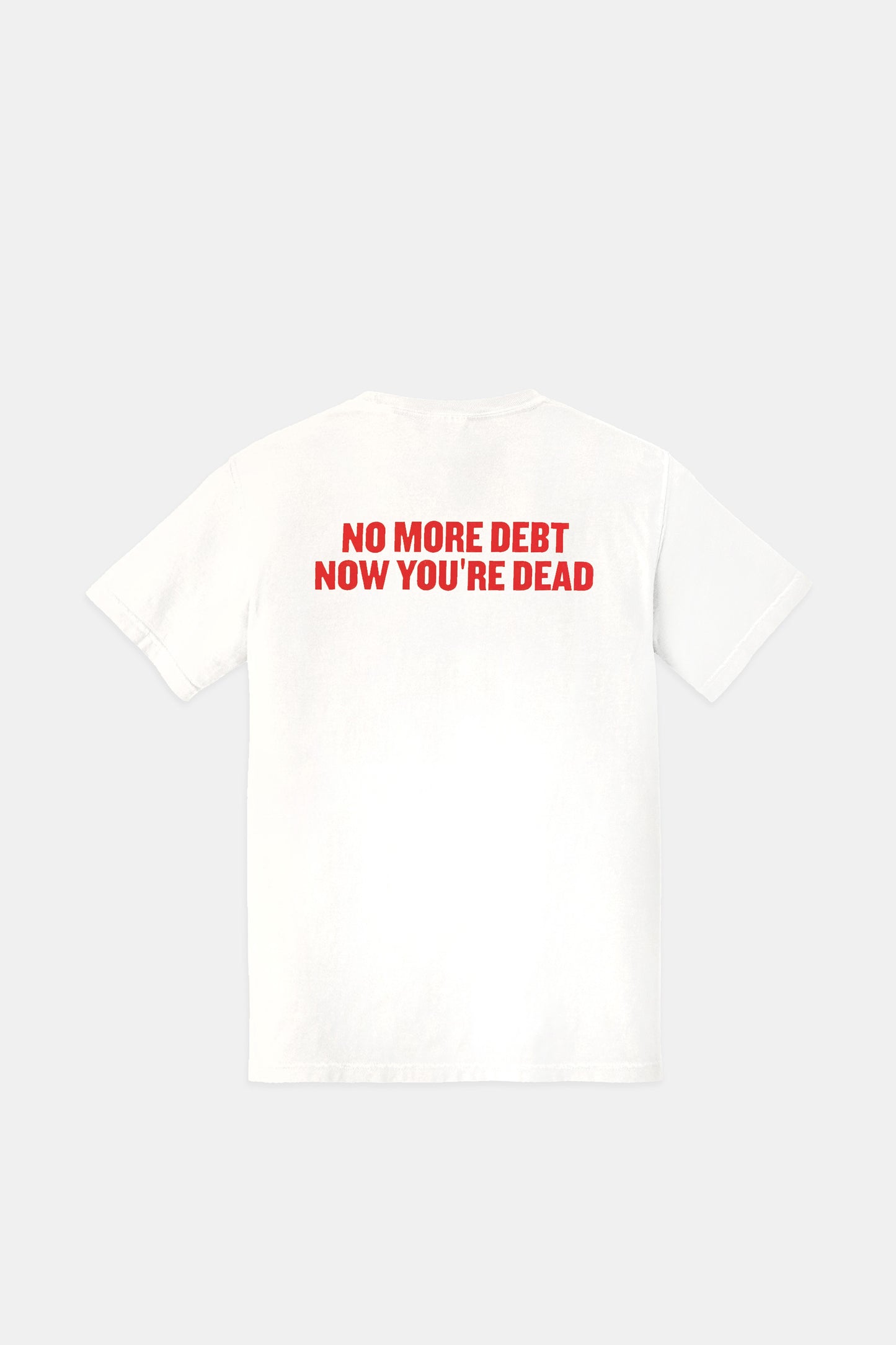 Debt Collector T-shirt / Vintage White